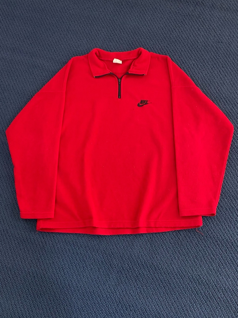 Vintage 90s Nike Quarter-Zip Fleece Jumper